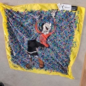 Authentic boutique moschino scarf with tag